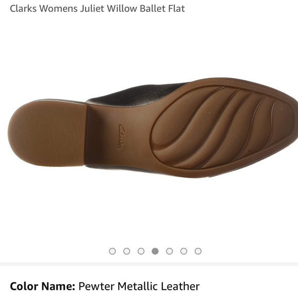 COPY - BNIB Clarks Womens Juliet Willow Ballet Flat - Picture 6 of 9